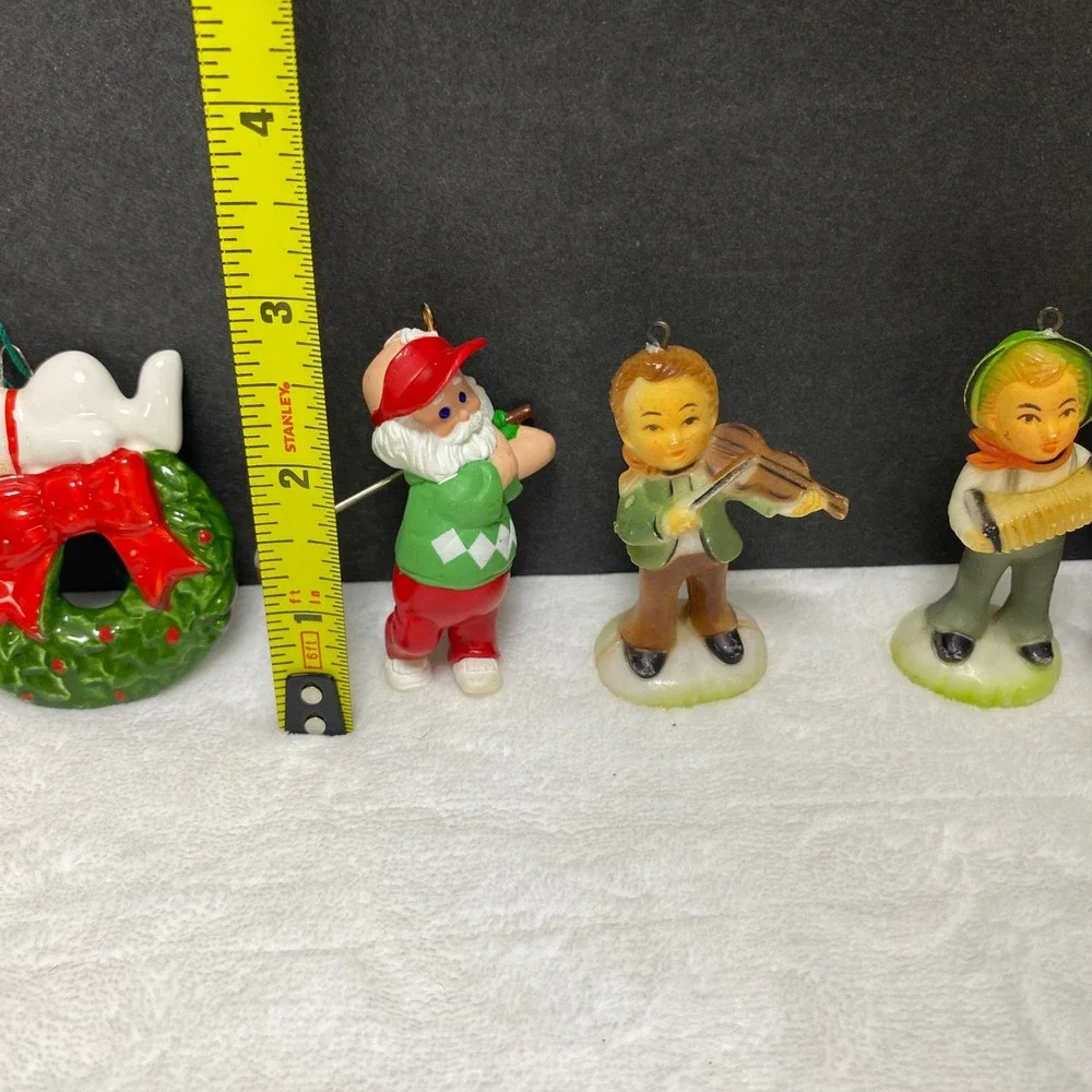 VTG Christmas Ornaments Lot 8‎ Figurines